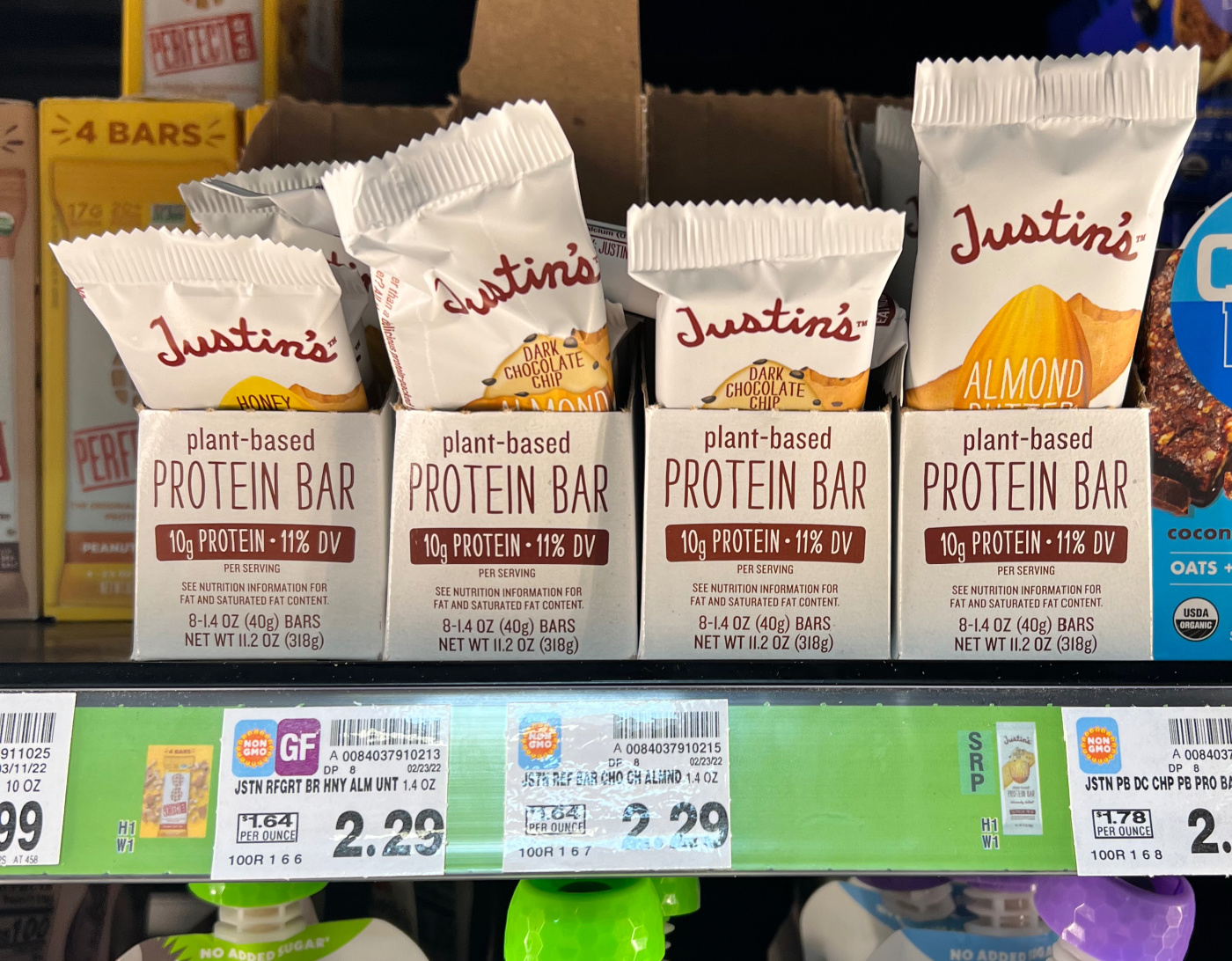 Get Your Favorite Justin’s Refrigerated Protein Bar For FREE At Kroger