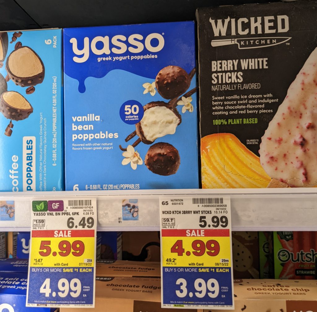 Yasso Frozen Greek Yogurt Poppables As Low As At Kroger