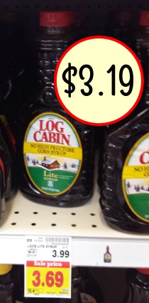 New Log Cabin Syrup Printable Coupon Nice Price At Kroger