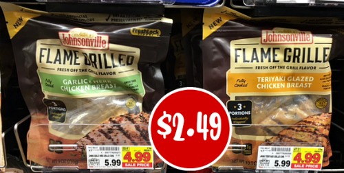 Super Deal On Johnsonville Flame Grilled Chicken Breasts Last