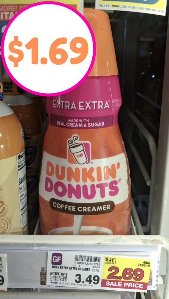 Dunkin Donuts Coffee Creamer I Heart Kroger