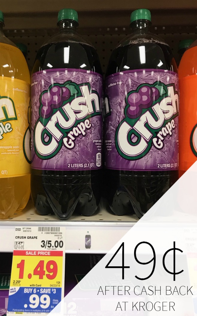 Crush Soda As Low As 49 During The Kroger Mega Sale