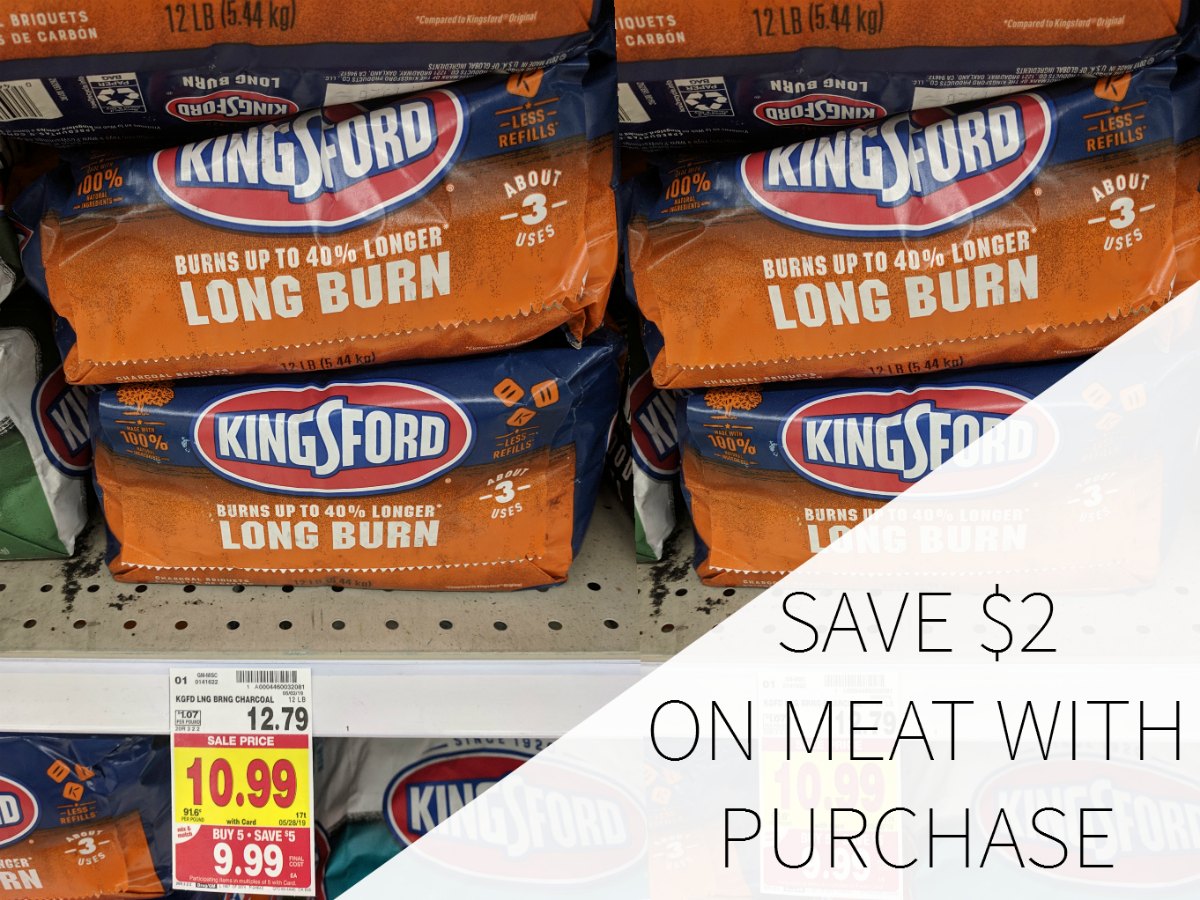 Save 2 On Meat When You Buy Kingsford Charcoal At Kroger