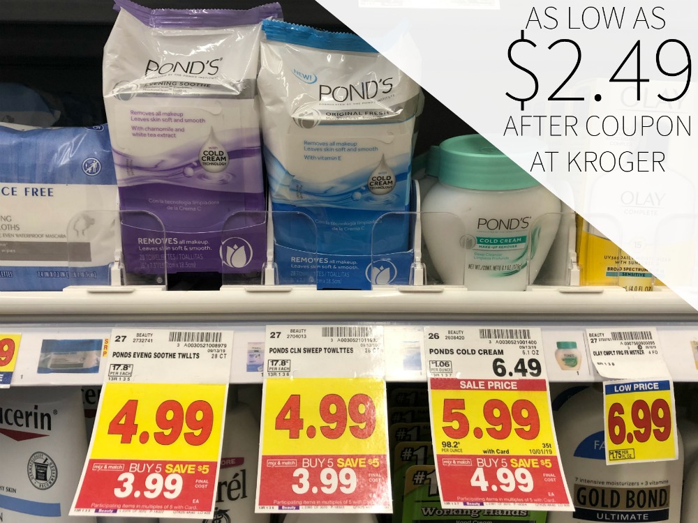 Pond's Wipes As Low As $2.49 During The Kroger Mega Sale