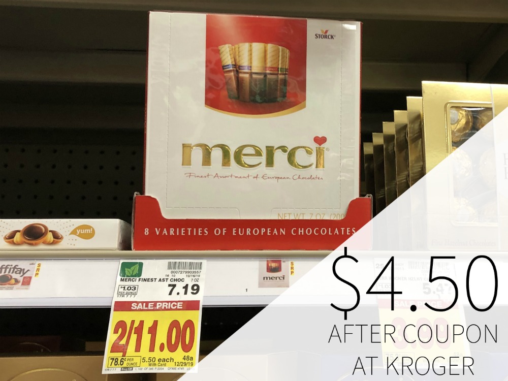 Merci Chocolates Box Just 4 50 At Kroger