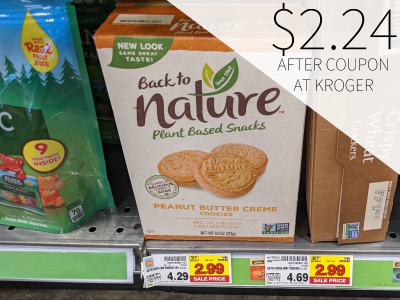 Back To Nature Cookies Or Crackers Just 2 24 At Kroger Regular Price 4 29