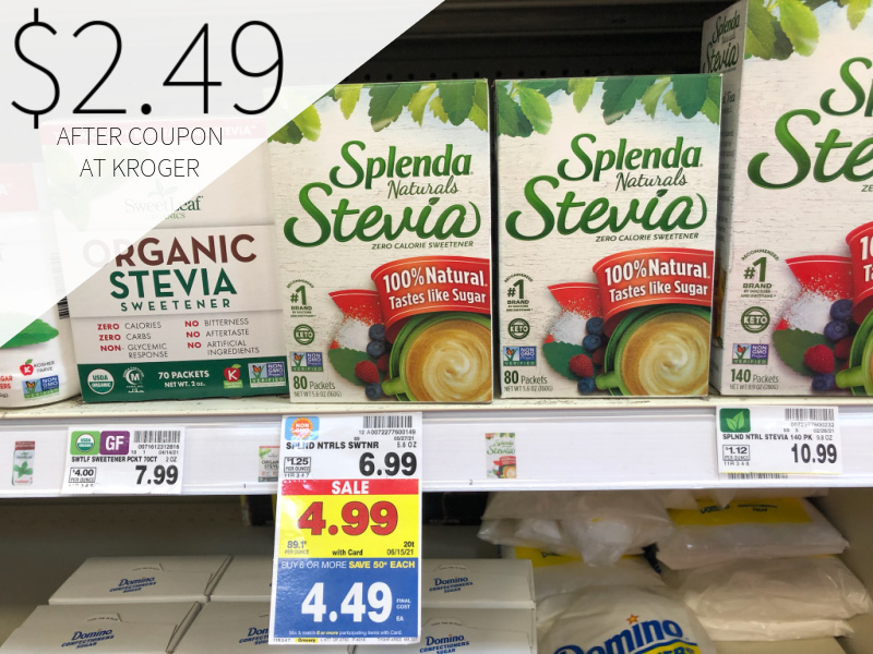 Splenda Naturals Stevia Only $2.49 At Kroger