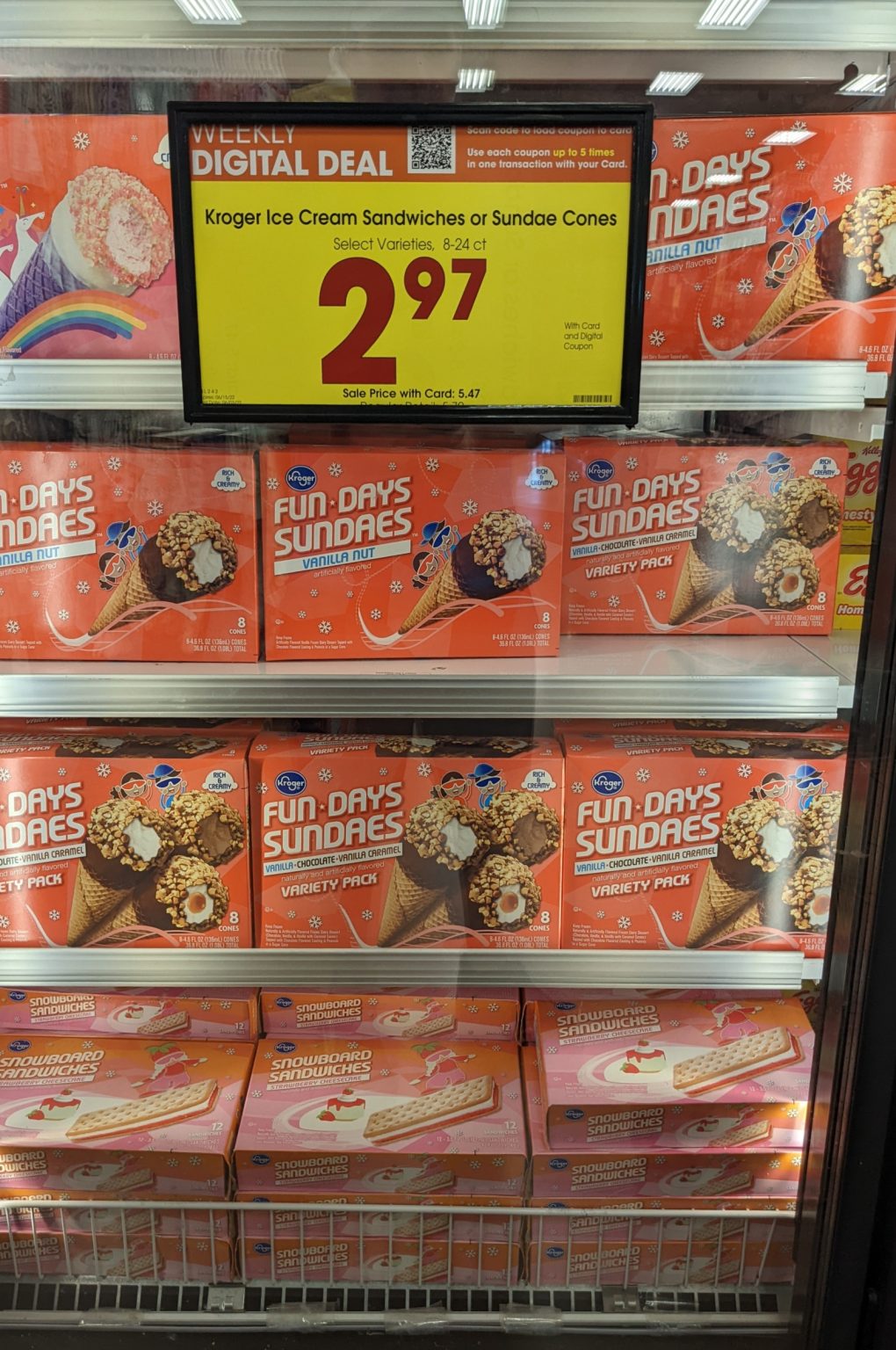 Kroger Ice Cream Sandwiches Or FunDays Cones Just 2.97 iHeartKroger