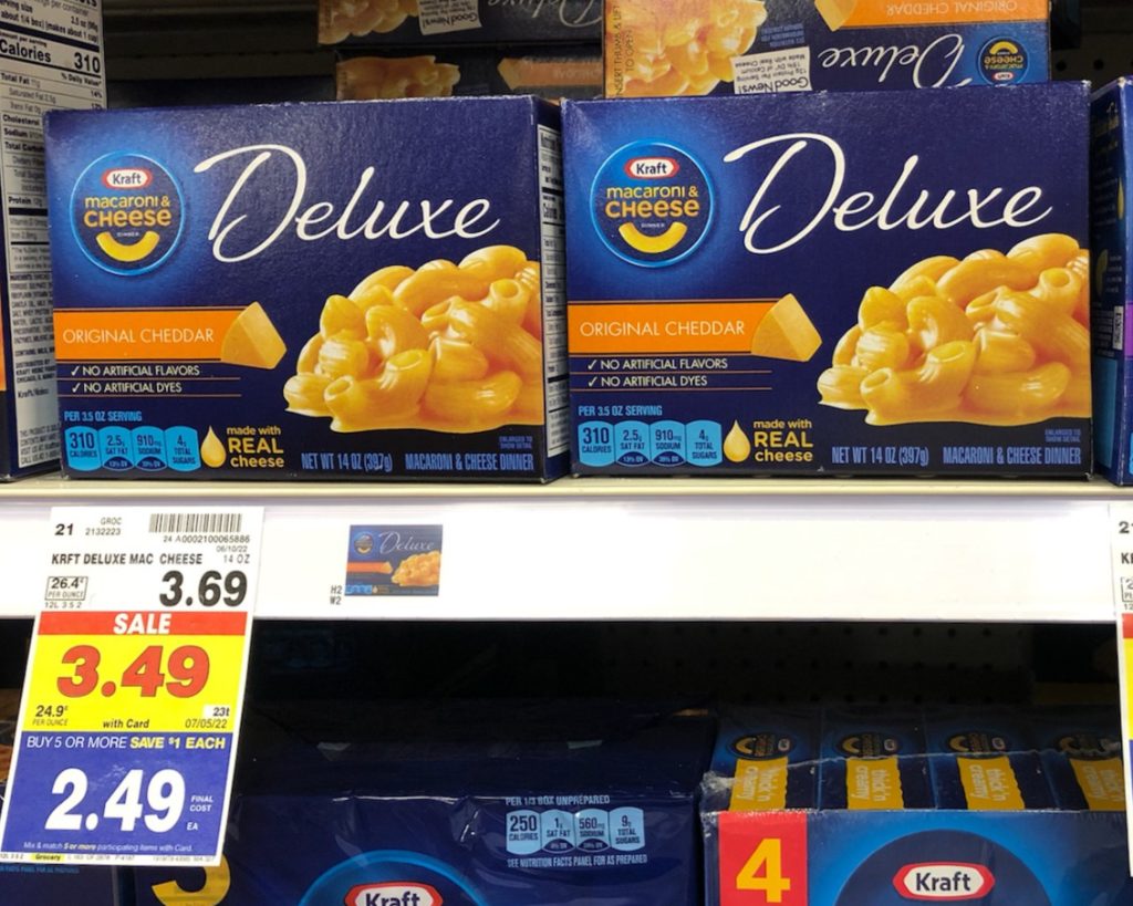 Kraft Deluxe Macaroni & Cheese Just 99¢ At Kroger - IHeartKroger