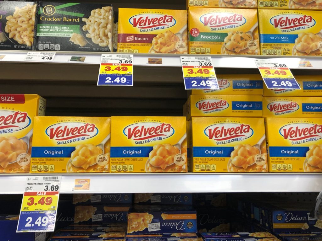 Velveeta Shells & Cheese As Low As 99¢ At Kroger - iHeartKroger