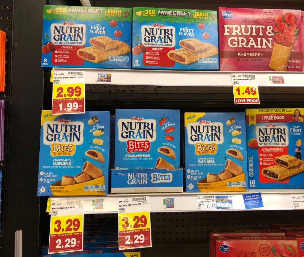 Nutri-Grain Bars Just $1.49 Per Box At Kroger - iHeartKroger