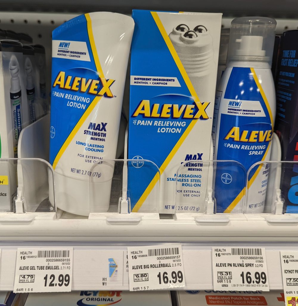 AleveX Pain Relieving Lotion As Low As $4.99 At Kroger (Regular Price ...