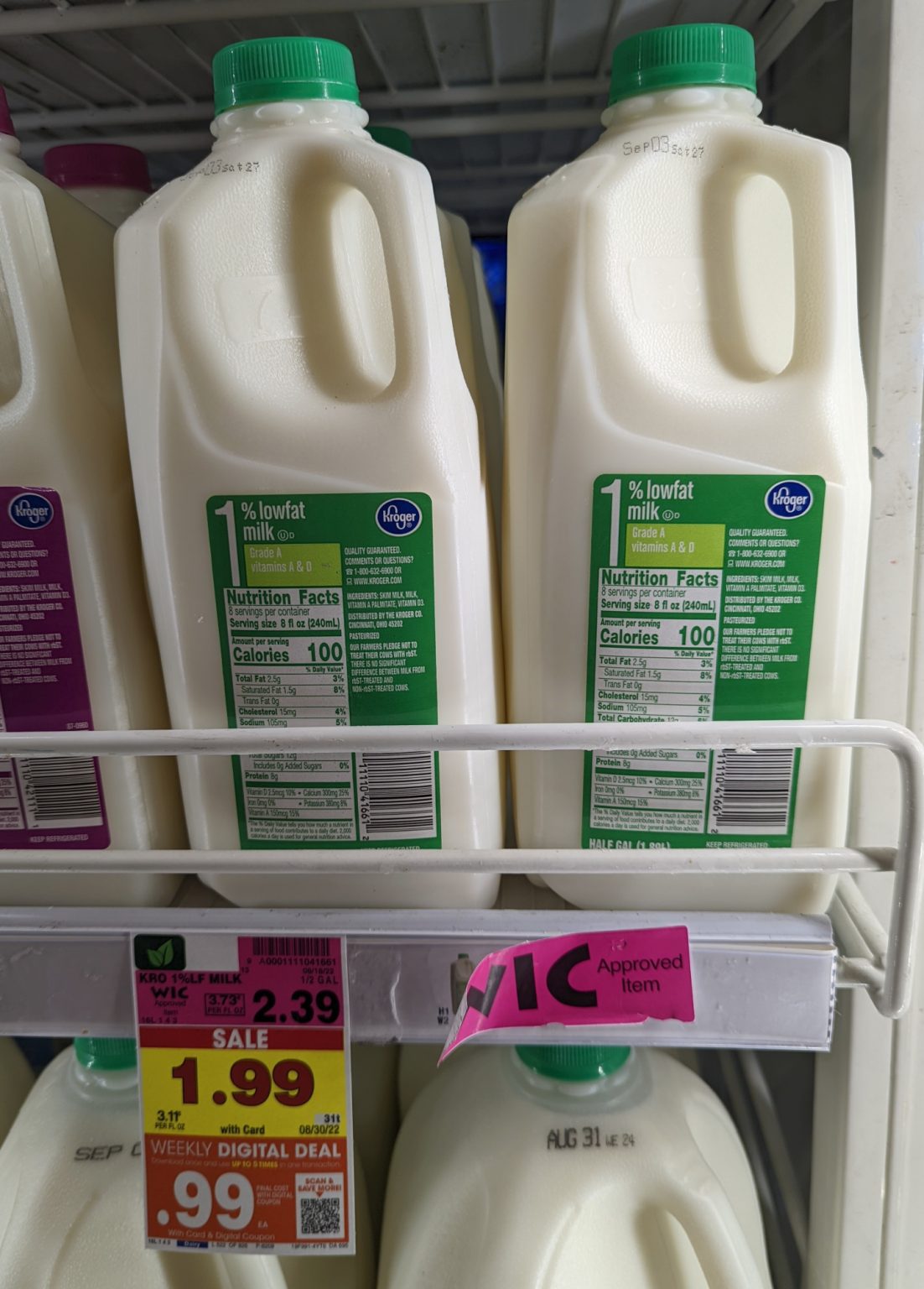 Half Gallons Of Kroger Milk Are just $1.29 At Kroger - iHeartKroger