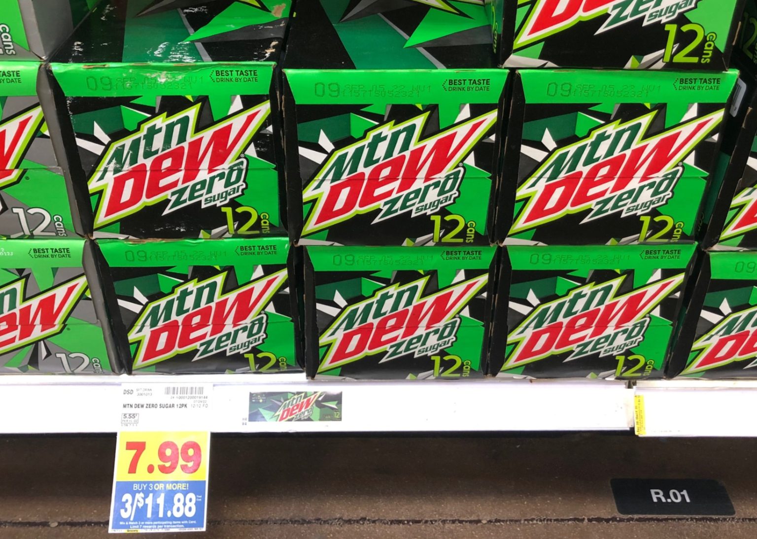 Mtn Dew Zero Sugar 12-Packs As Low As $2.21 Each At Kroger - iHeartKroger