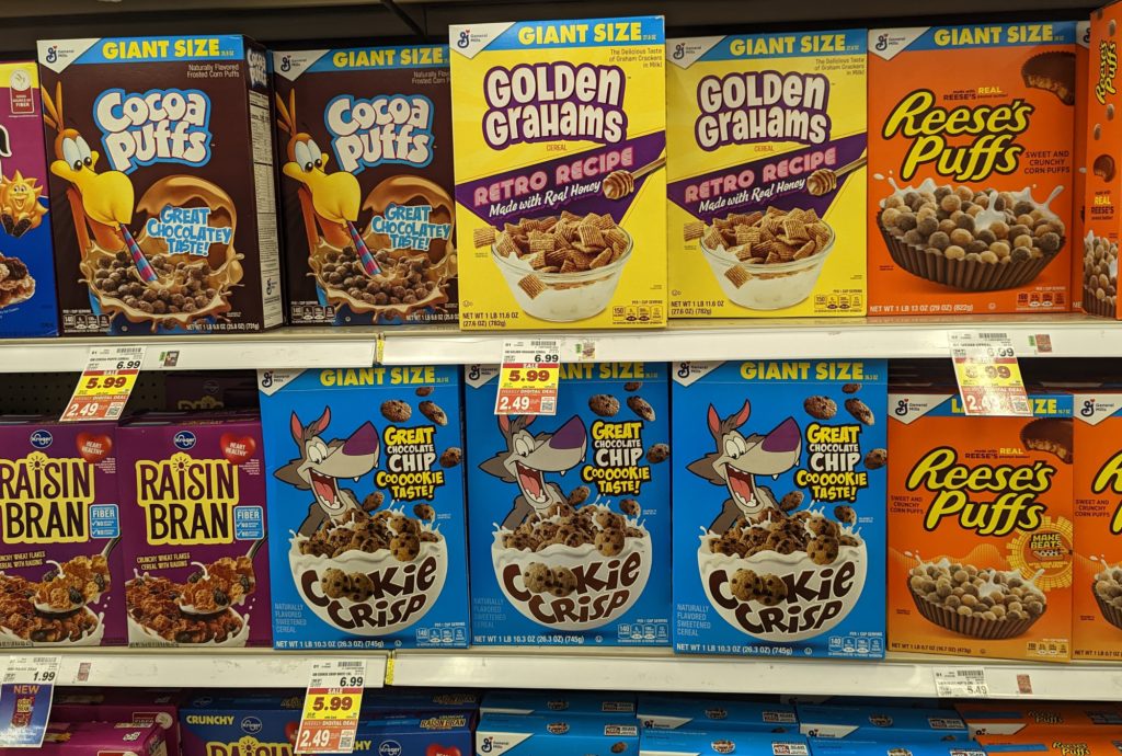 Giant Size Boxes Of General Mills Cereal As Low As $2.49 At Kroger 