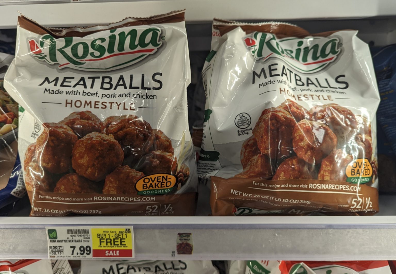 Big Bags Of Rosina Meatballs As Low As 3.25 At Kroger iHeartKroger