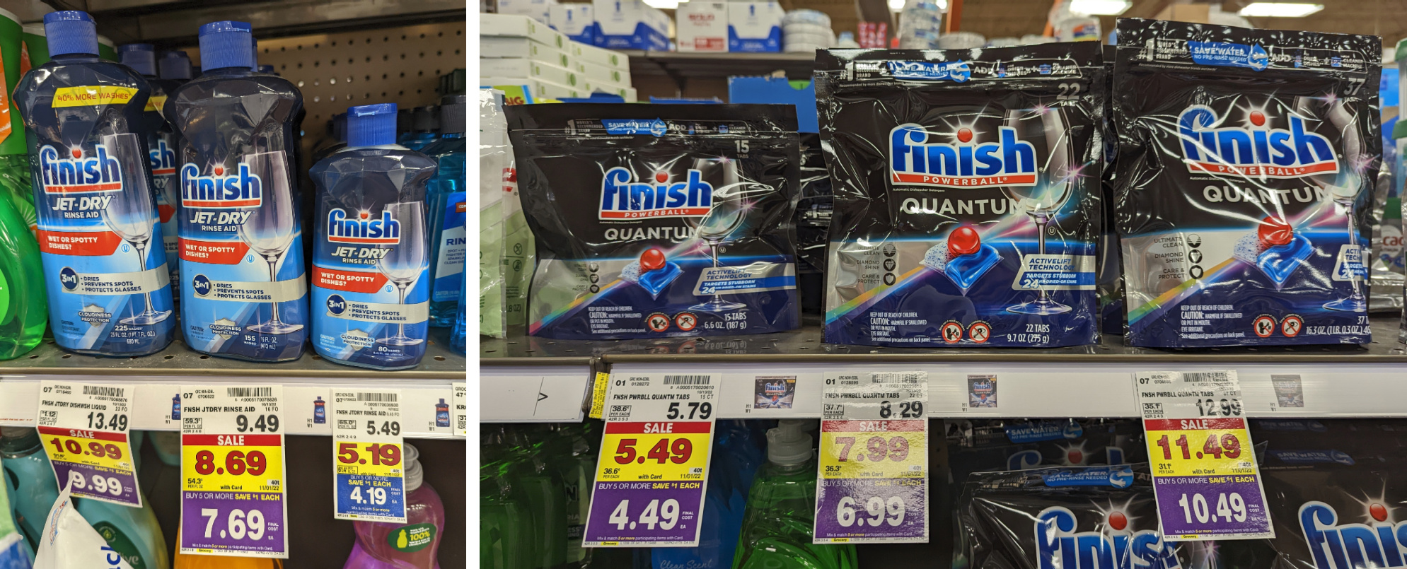 Finish Jet Dry Or Quantum Dishwasher Detergent As Low As $1.19 At Kroger -  iHeartKroger