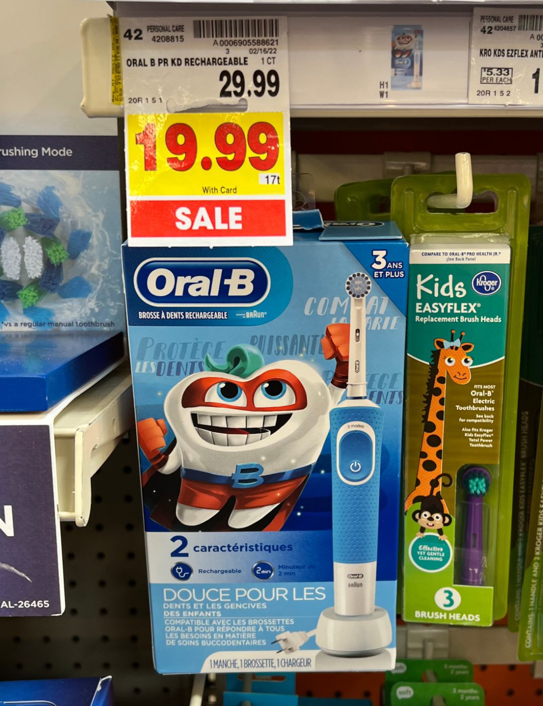 Oral-B Kids Rechargeable Electric Toothbrush As Low As $14.99 At Kroger ...