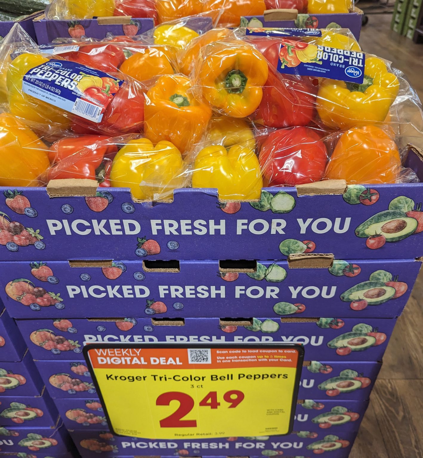 Kroger TriColor Bell Peppers 3Count Pack Just 2.49 iHeartKroger