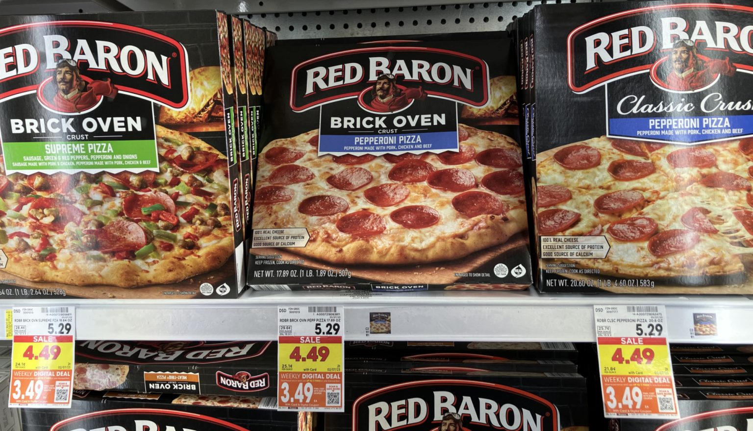 Red Baron Pizzas Just $3.49 At Kroger - iHeartKroger