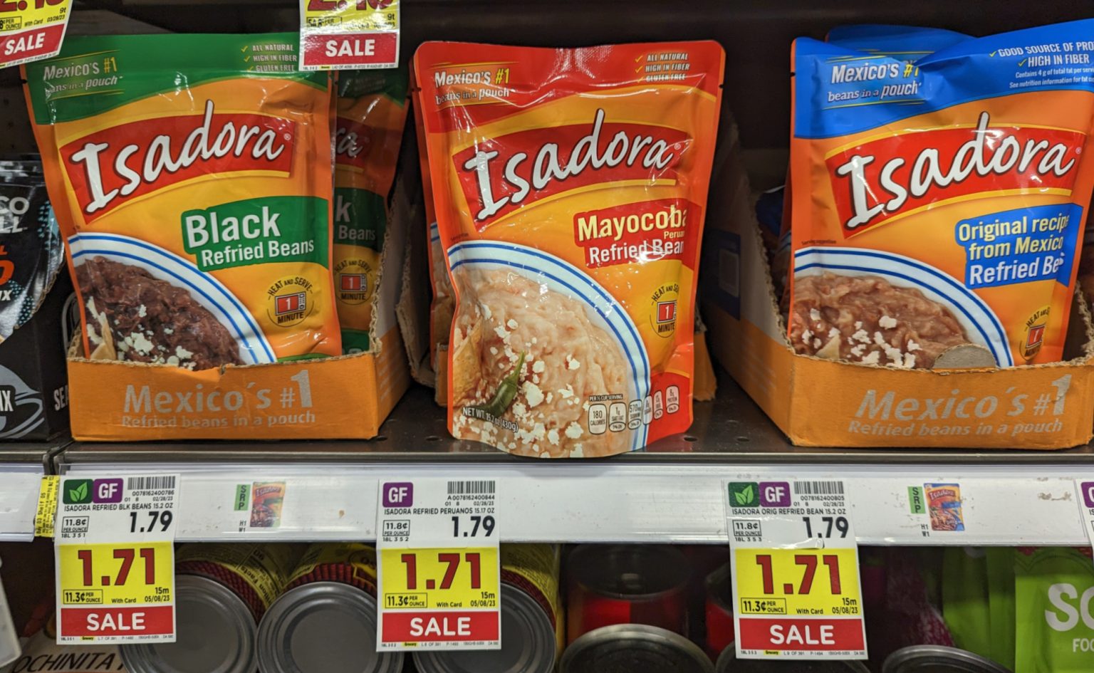 Isadora Refried Beans Pouches Just 86¢ - iHeartKroger