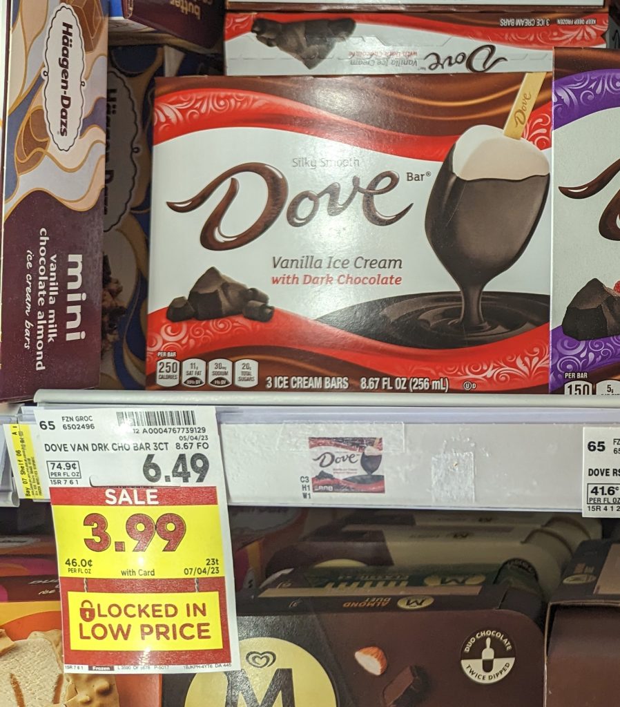 Get Dove Bar Ice Cream Bars As Low As $2.49 Per Box At Kroger (Regular ...