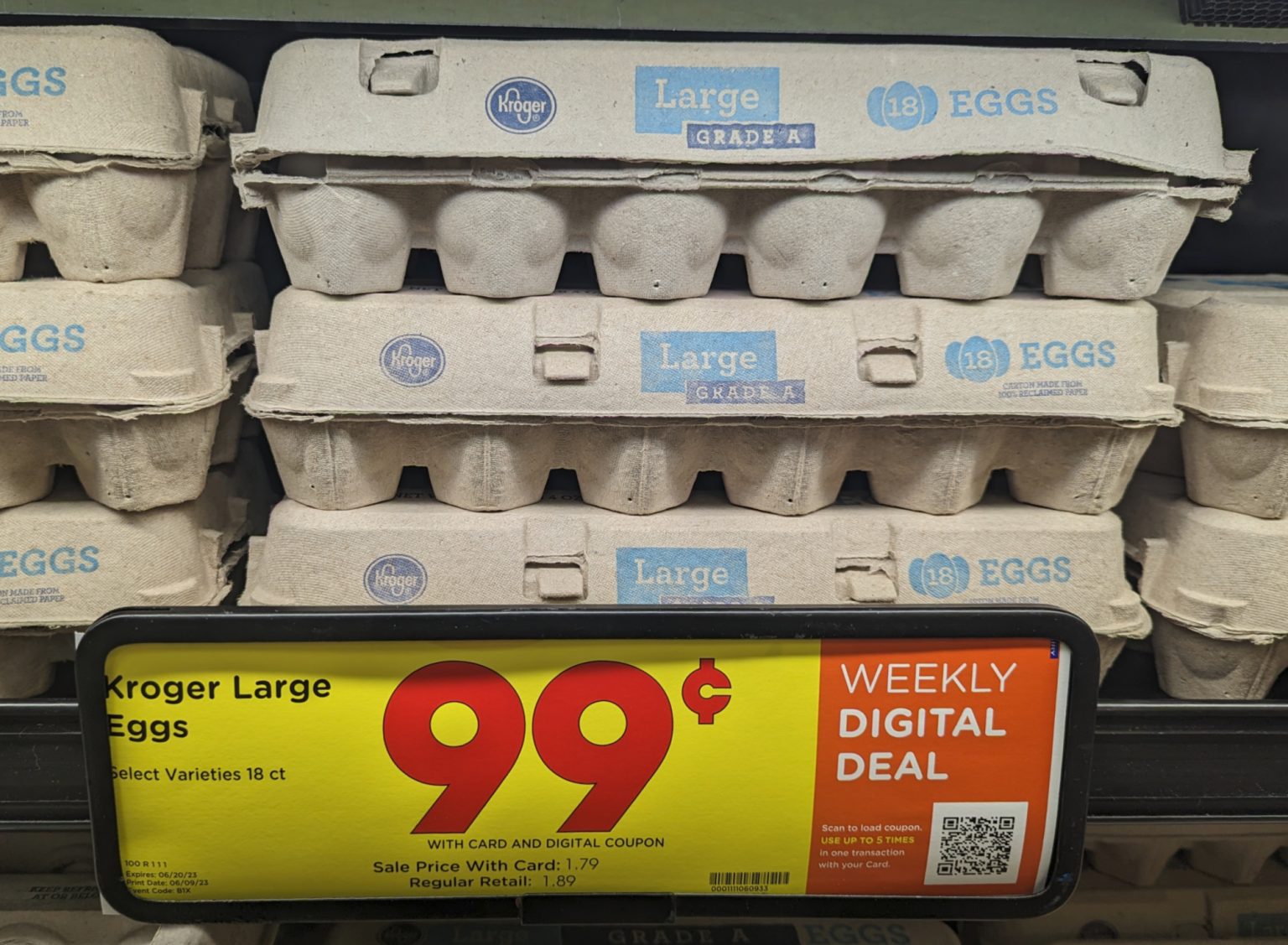 18Count Cartons Of Kroger Eggs Just 99¢ At Kroger iHeartKroger