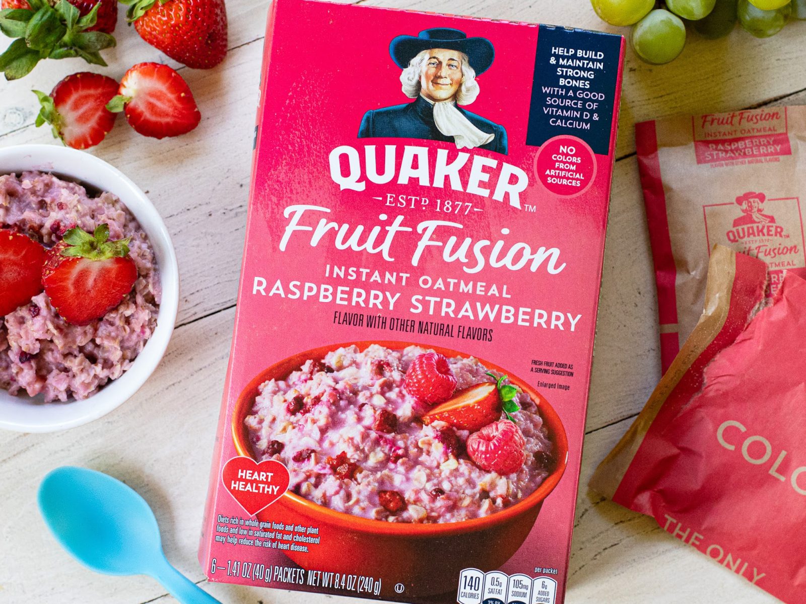 Pick Up Quaker Fruit Fusion, Protein Or Gluten Free Instant Oatmeal For Just $3.89 At Kroger (Regular Price $6.49)