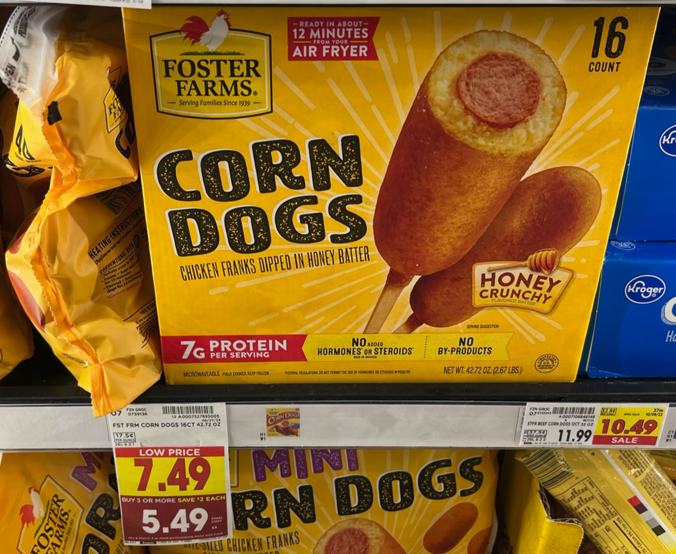 Foster Farms Corn Dogs Just 4.49 At Kroger (Regular Price 7.49