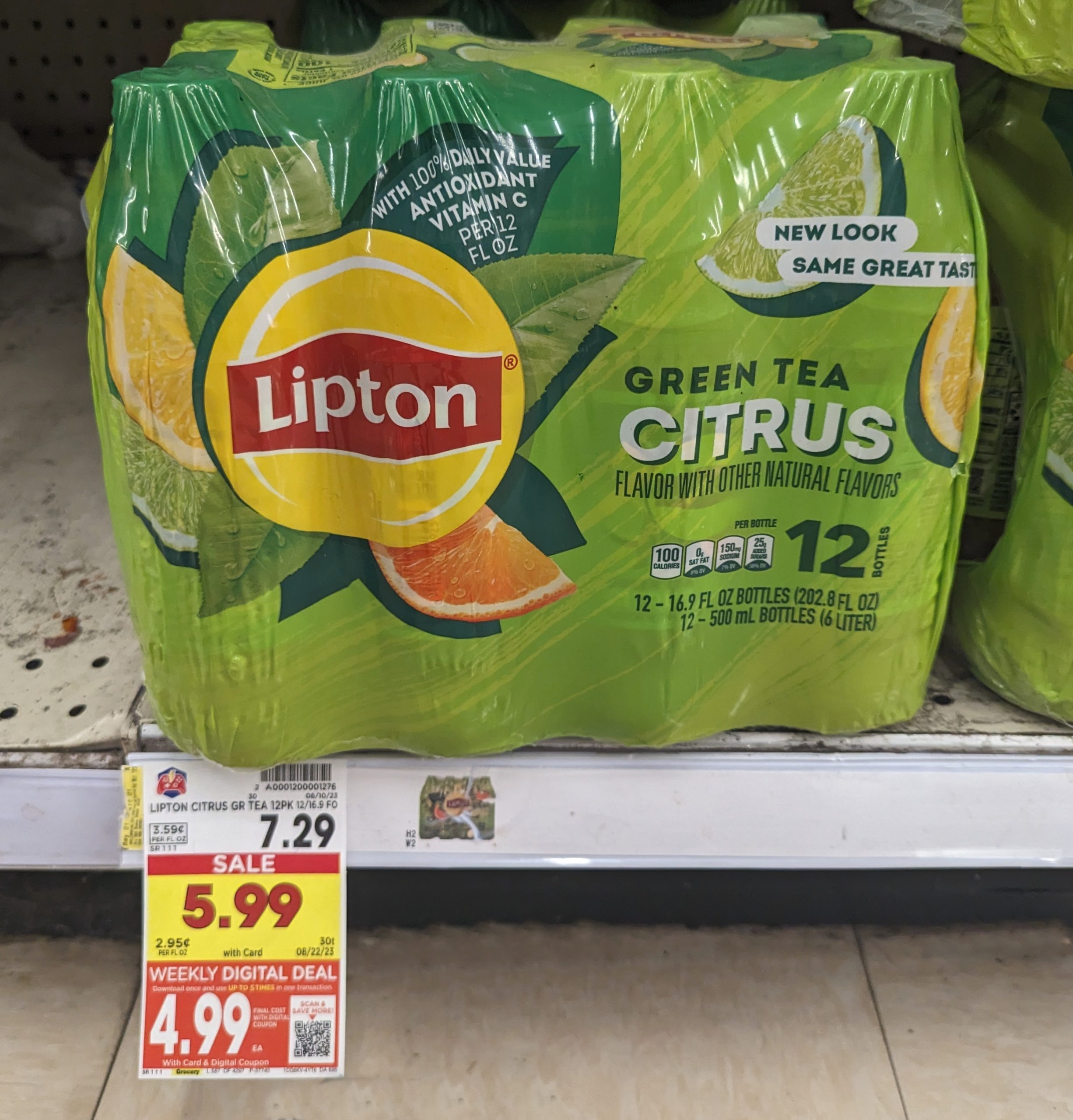 Lipton Tea (12 bottles) for $4.99 at Kroger - Kroger Krazy