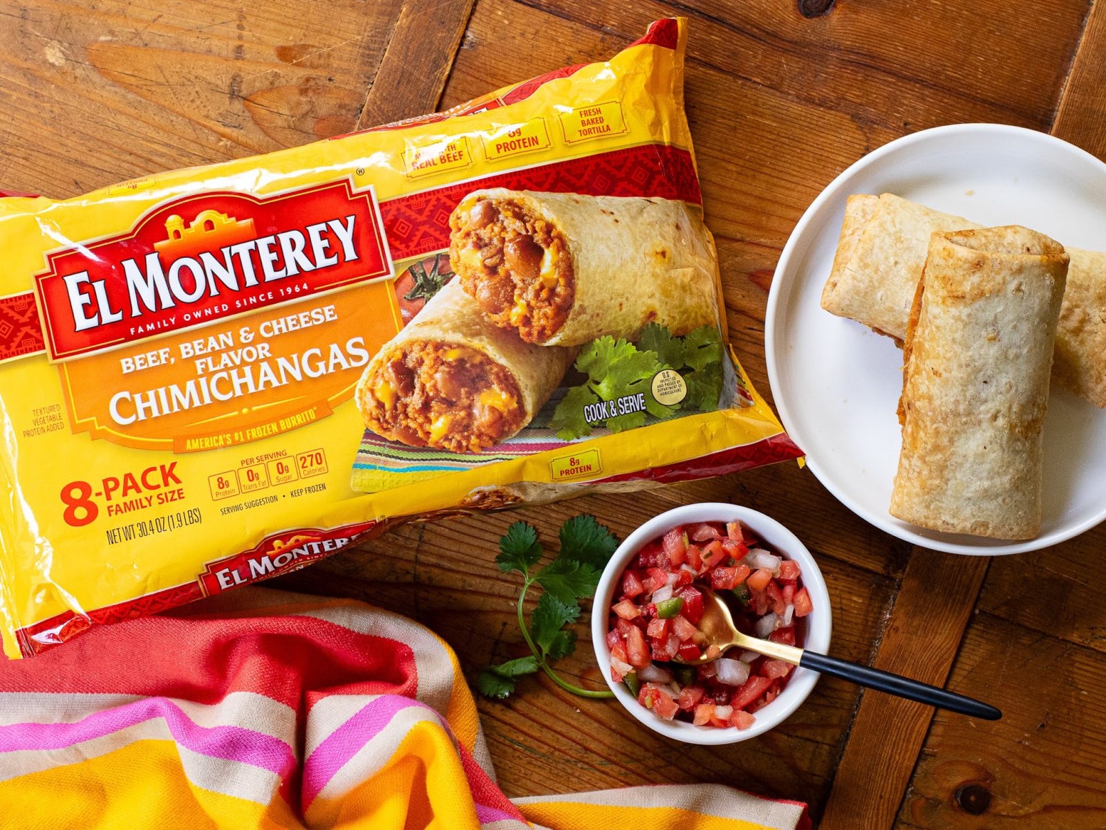 El Monterey Burritos 8-Packs Just $4.49 At Kroger