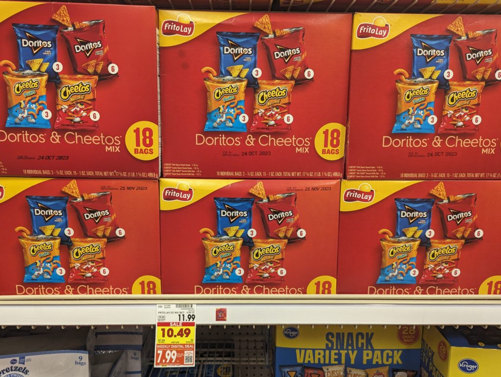 Frito-Lay Variety Pack Just $7.99 At Kroger - iHeartKroger