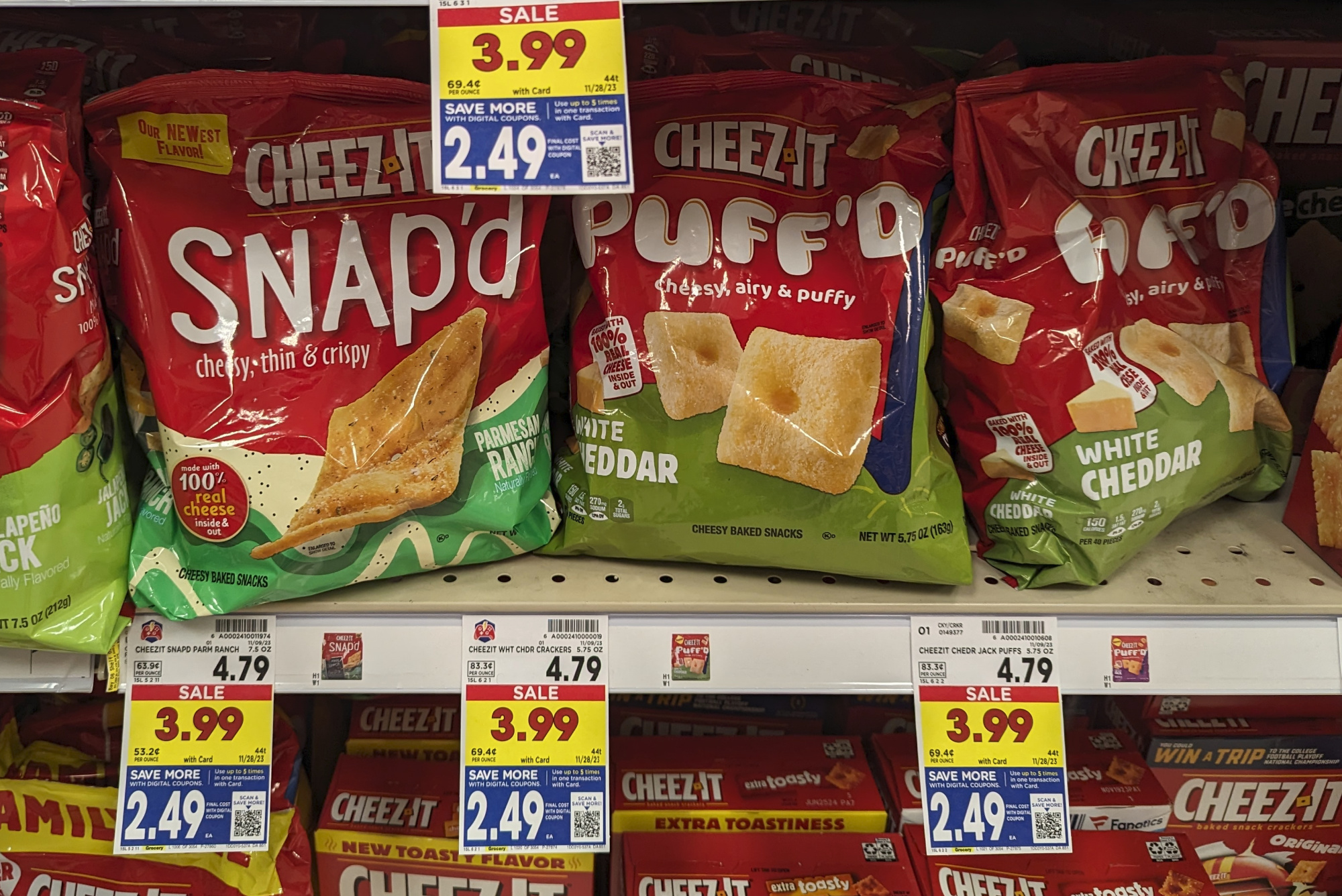 Cheez-It Crackers, Snap’d Or Puff’d As Low As $2.49 At Kroger ...