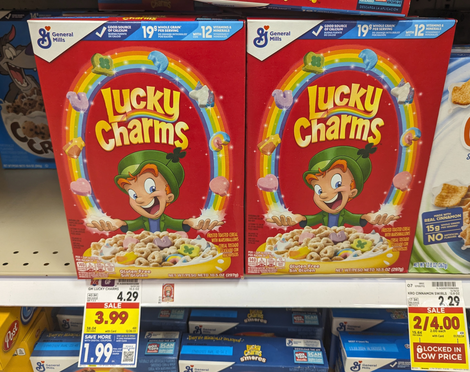 General Mills Lucky Charms Cereal, 10.5 oz - Kroger
