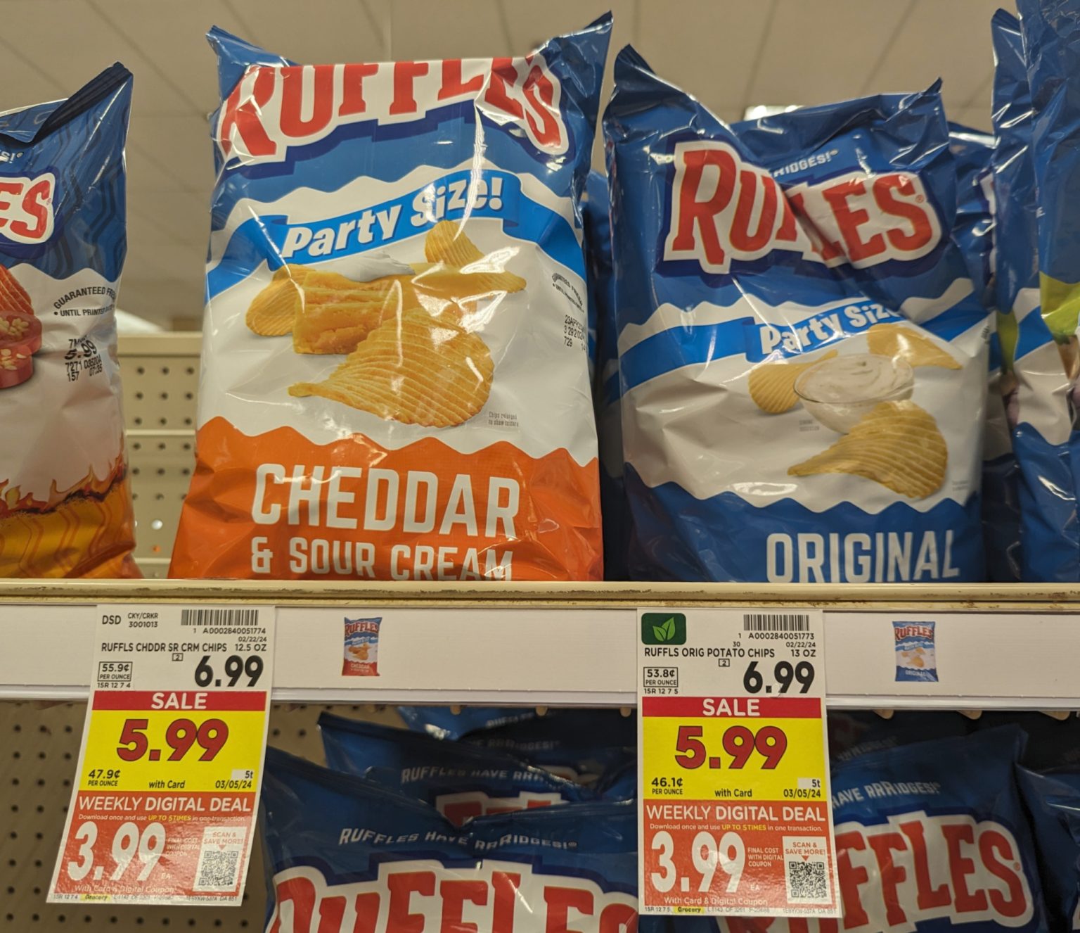 Ruffles, Cheetos, or Fritos Party Size Chips Just $3.99 At Kroger ...