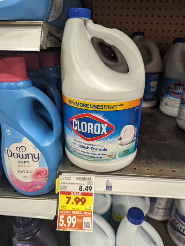 Big Bottles Of Clorox Bleach Just $5.99 At Kroger - iHeartKroger