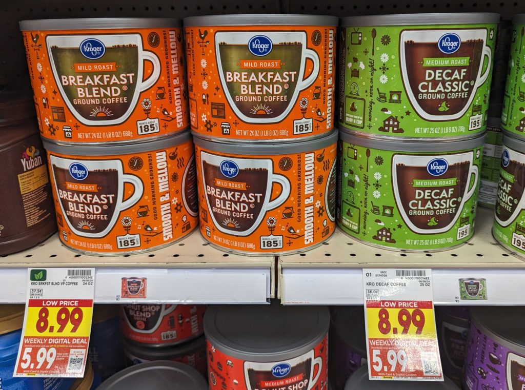 Big Cans Of Kroger Coffee Just $5.99 - iHeartKroger