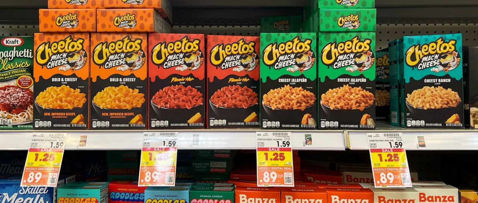 Cheetos Mac ‘n Cheese Boxes As Low As 75¢ Per Box At Kroger - iHeartKroger