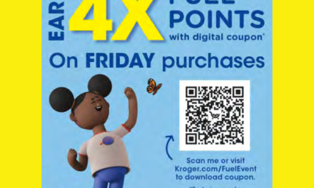 Earn 4X Fuel Points At Kroger Tomorrow Only!