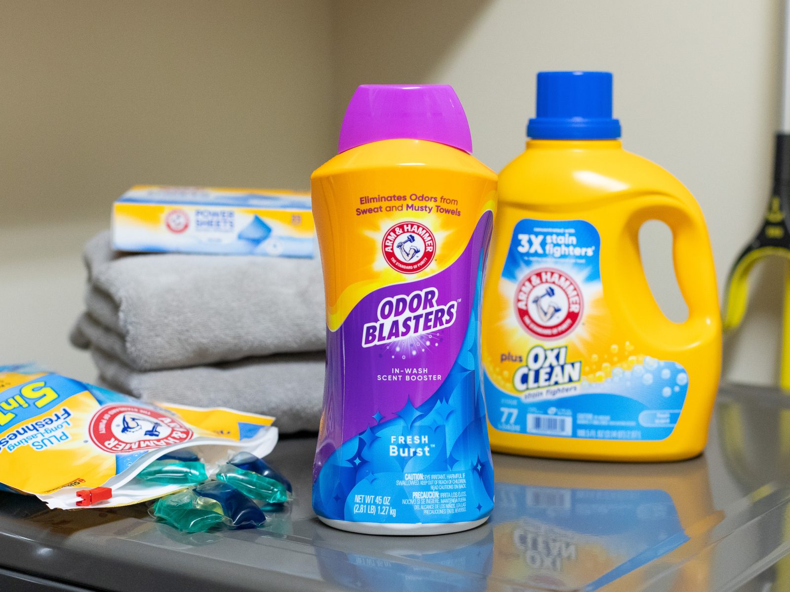 Big Canisters Of Arm & Hammer Scent Boosters Just $3.25 At Kroger (Regular Price $10.49)