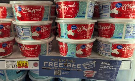 Free Kroger Whipped Topping 11/23 Or 11/24 Only