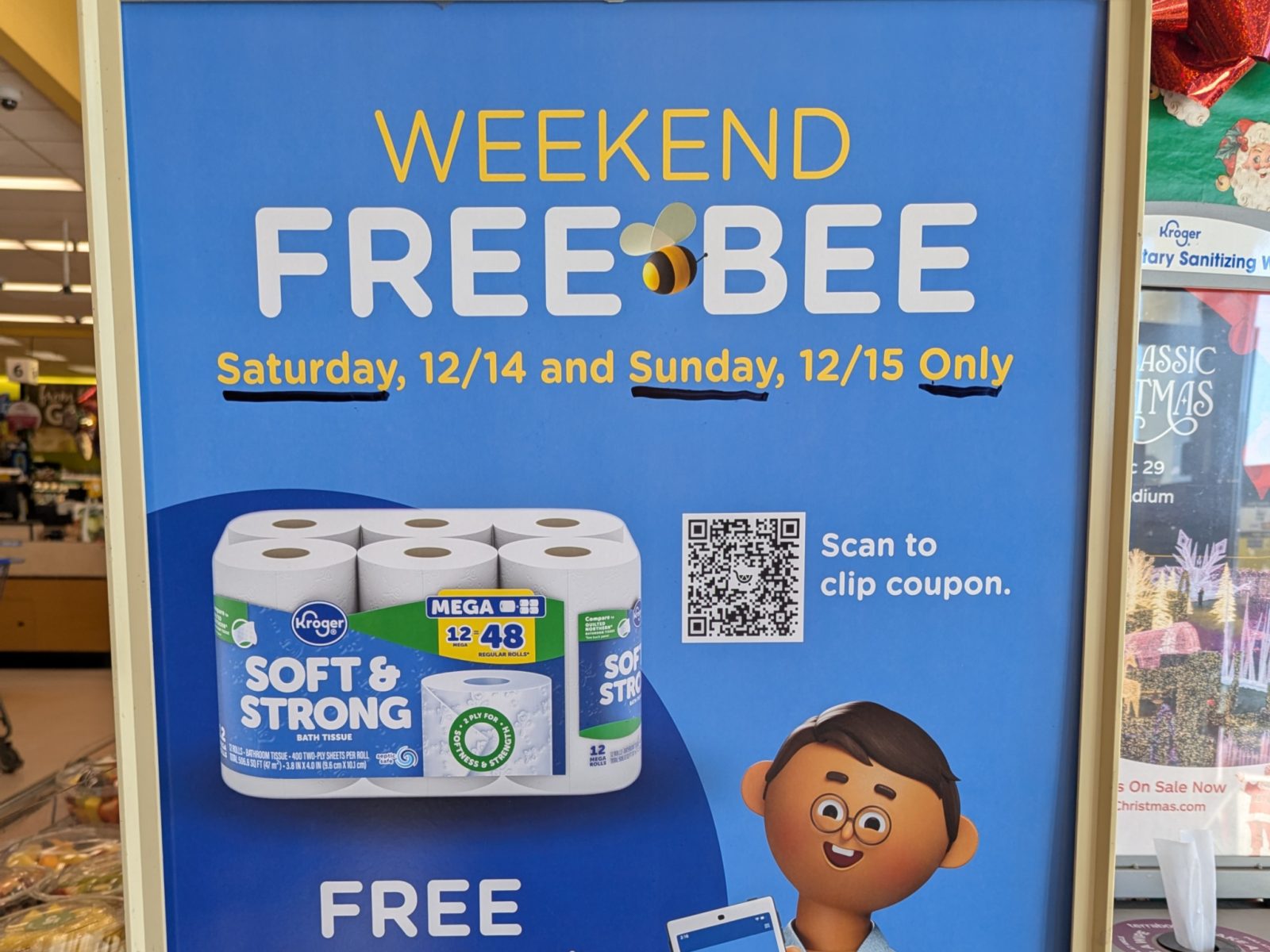 Free Kroger Bath Tissue 12/14 Or 12/15 Only