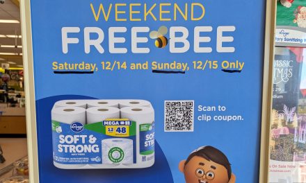 Free Kroger Bath Tissue 12/14 Or 12/15 Only